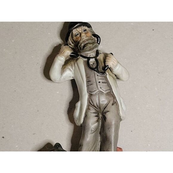 Rare Vintage Designed Himark Giftware Porcelain Old Time Doctor 7 1/4" Figurine - Picture 13 of 14